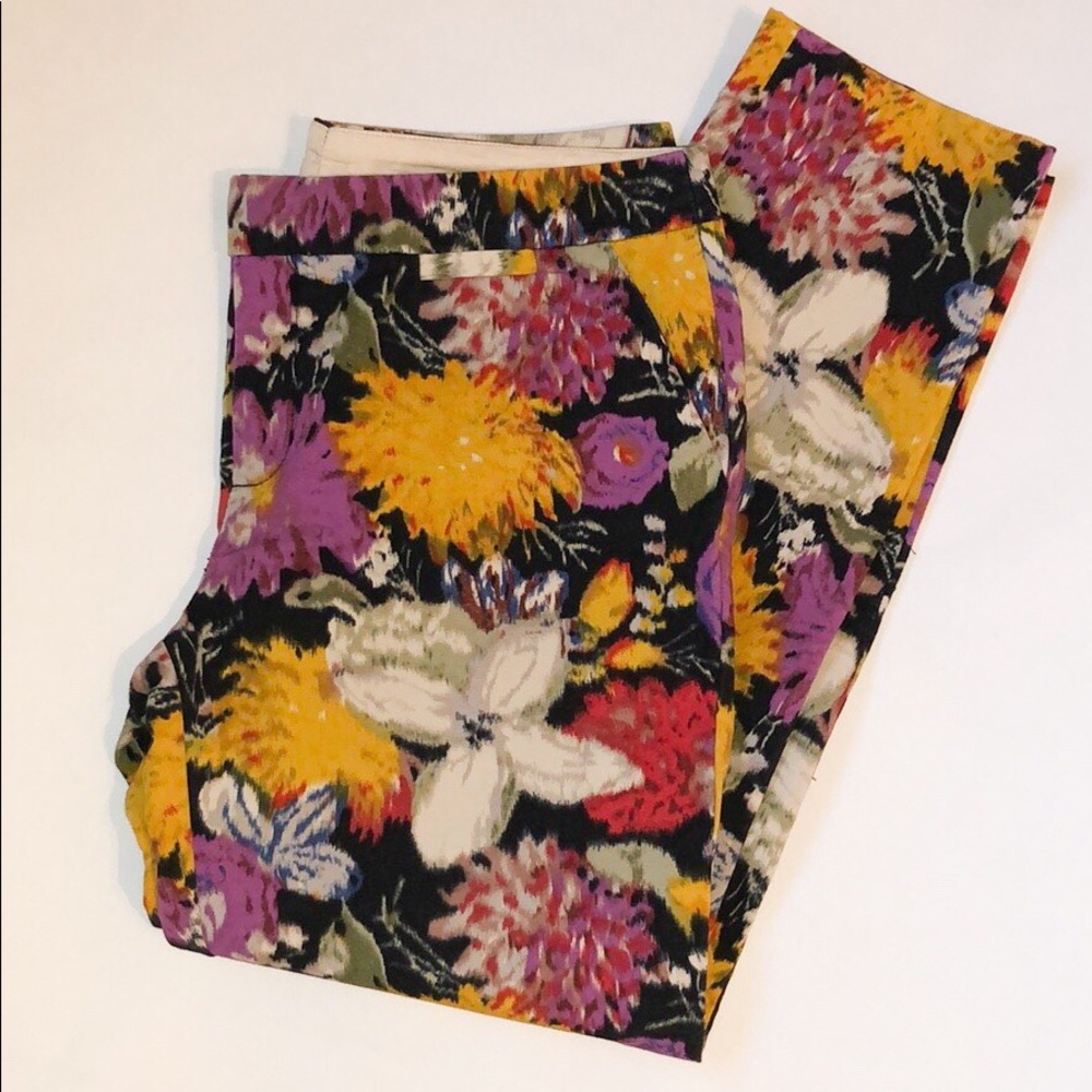 Elevenses flowered skinny pants
